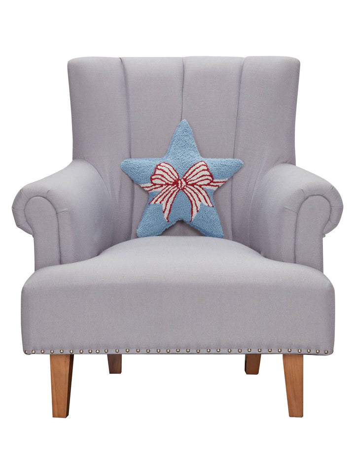 Shaped Star Bow Hook Pillow - Something Splendid Co.