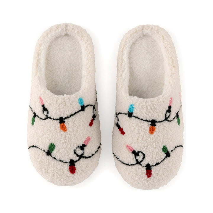 String Light Slippers, Ivory