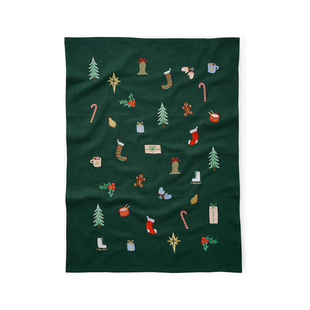 Signs of The Season Holiday Towel - Something Splendid Co.