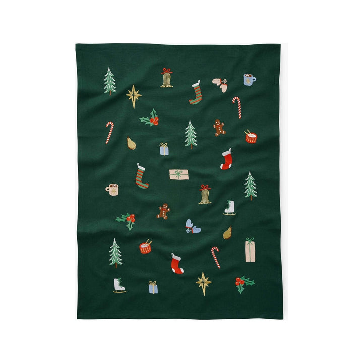 Signs of The Season Holiday Towel - Something Splendid Co.