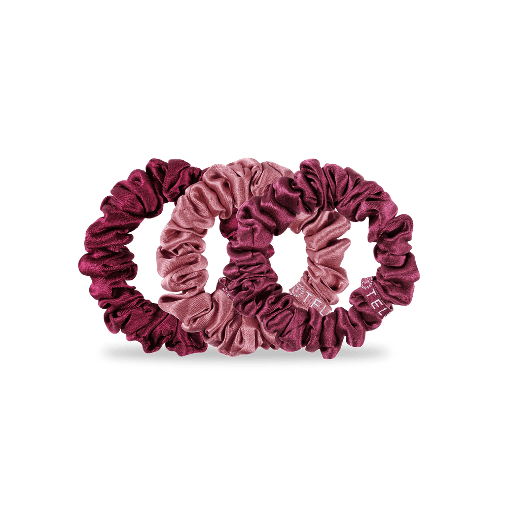 Silk Hair Scrunchie | Small | Burgundy Bliss - Something Splendid Co.