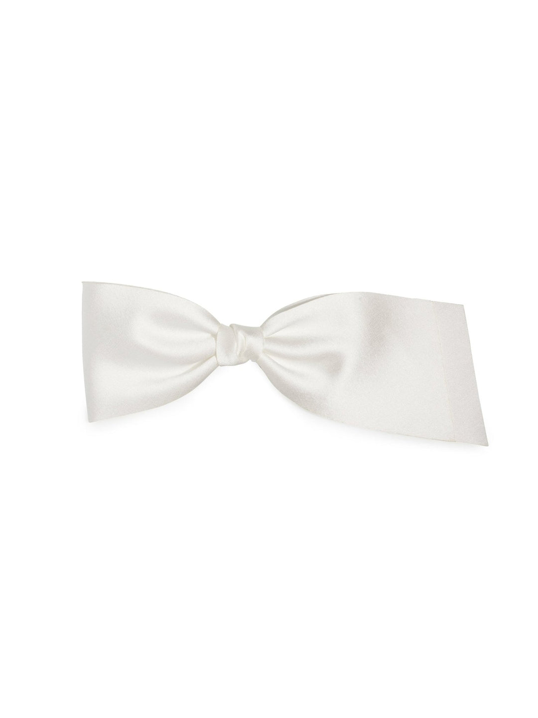 Silky Bow Clip, Ivory - Something Splendid Co.
