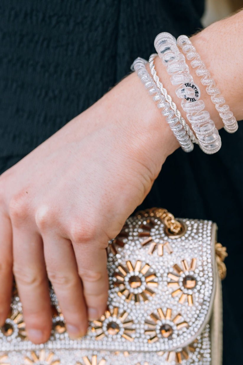 Silver Slay Small Hair Ties - Something Splendid Co.