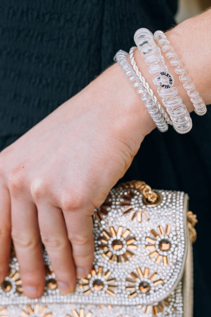Silver Slay Small Hair Ties - Something Splendid Co.