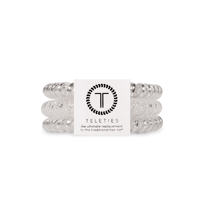 Silver Slay Small Hair Ties - Something Splendid Co.
