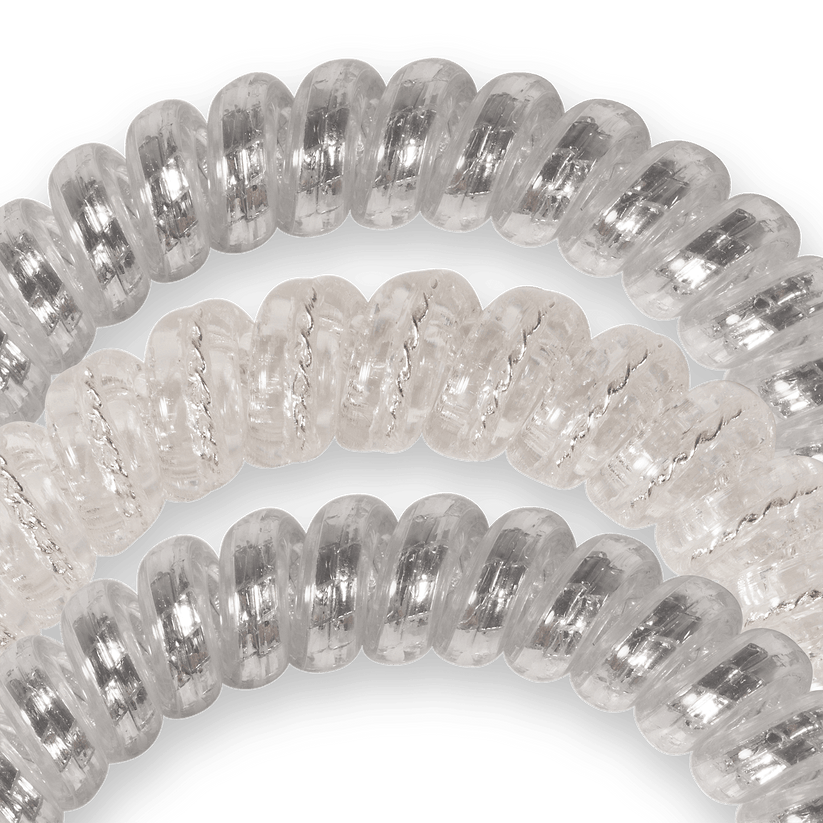 Silver Slay Small Hair Ties - Something Splendid Co.