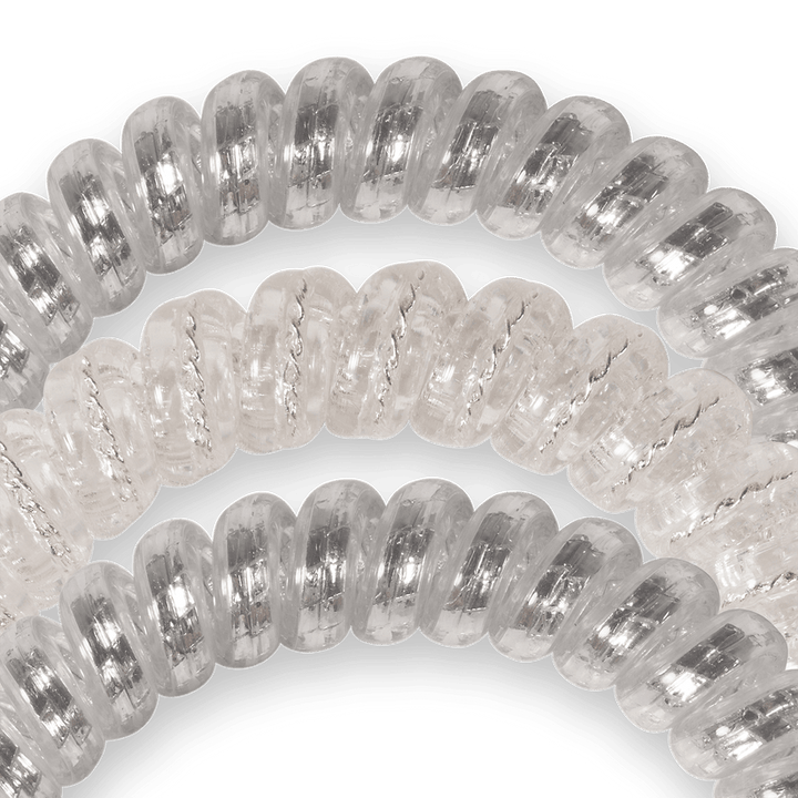 Silver Slay Small Hair Ties - Something Splendid Co.