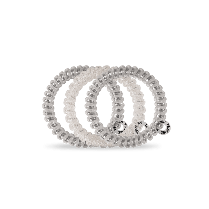 Silver Slay Small Hair Ties - Something Splendid Co.