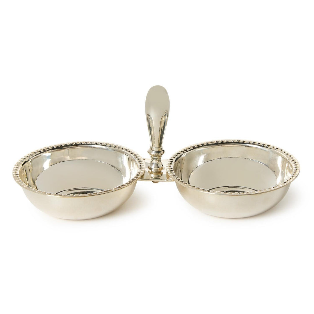 Silver Two Section Tidbit Bowl - Something Splendid Co.