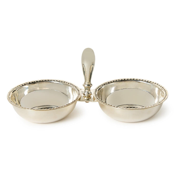 Silver Two Section Tidbit Bowl - Something Splendid Co.
