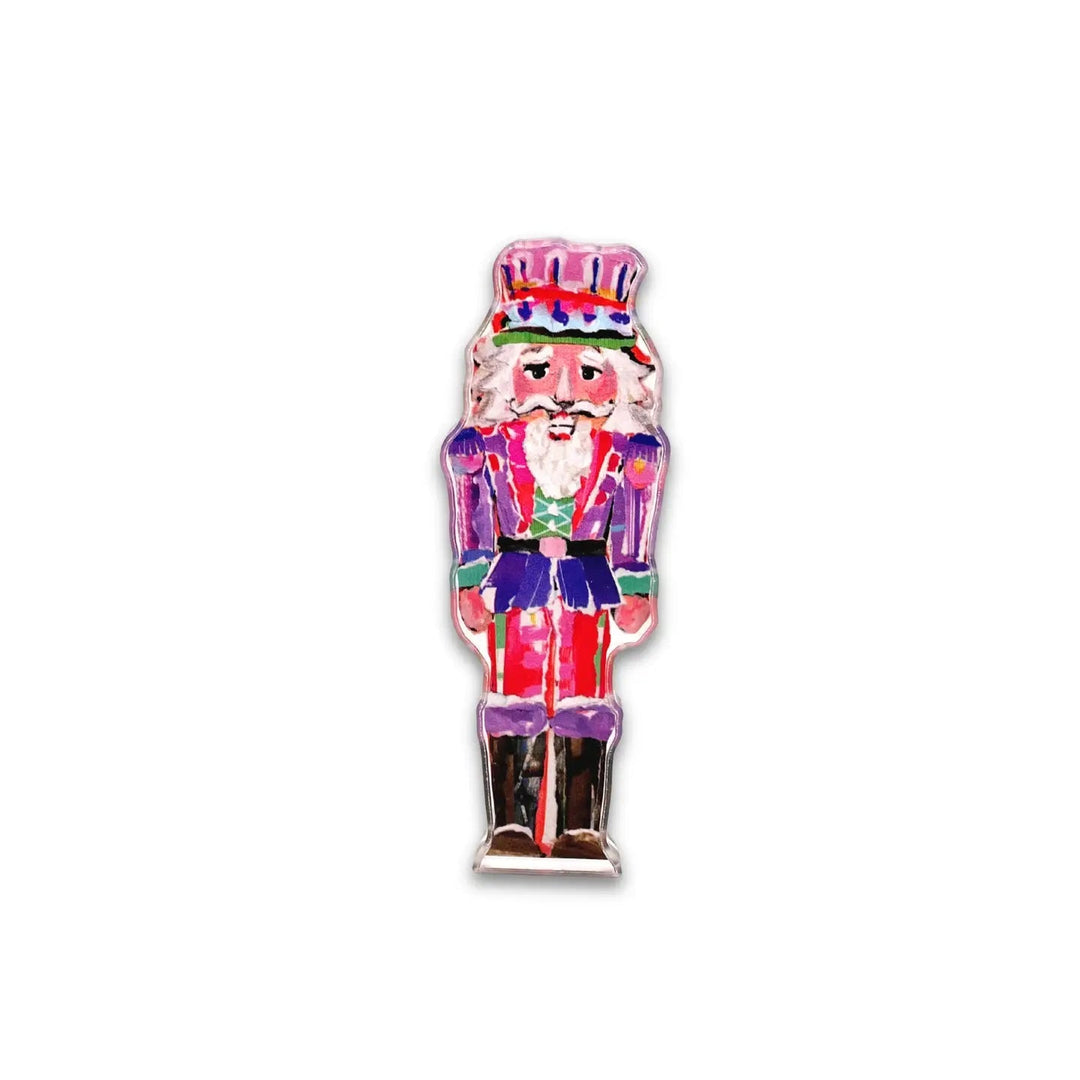 Sir Bigsby Acrylic Nutcracker | Pink - Something Splendid Co.