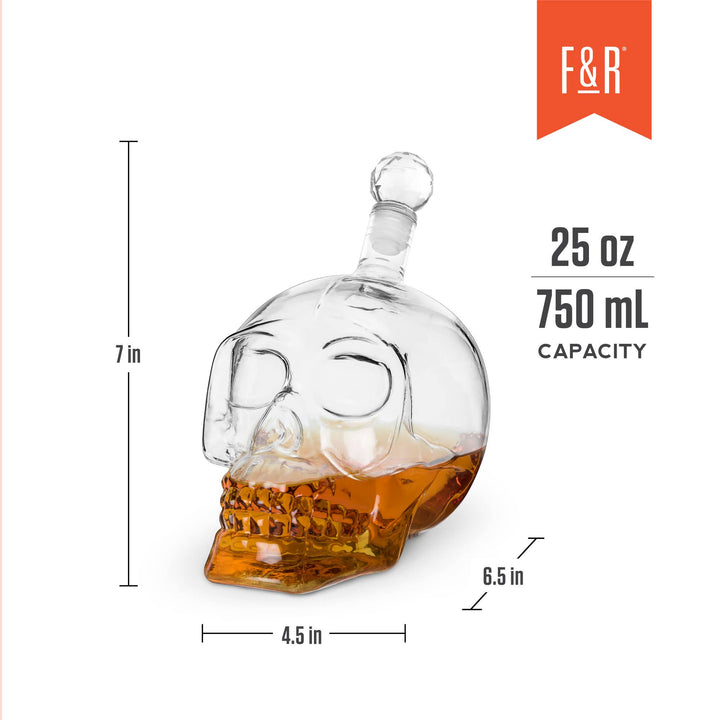 Skull Liquor Decanter - Something Splendid Co.