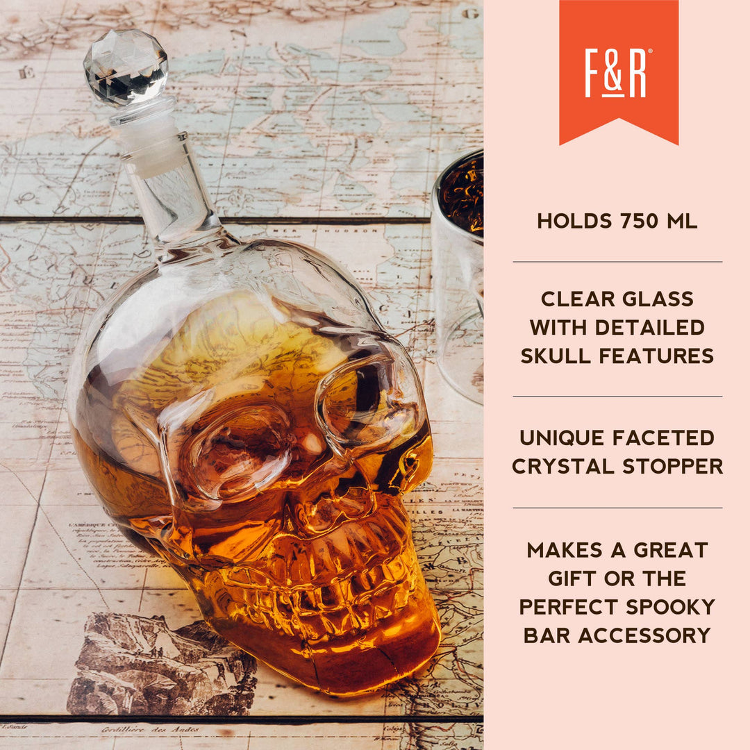 Skull Liquor Decanter - Something Splendid Co.