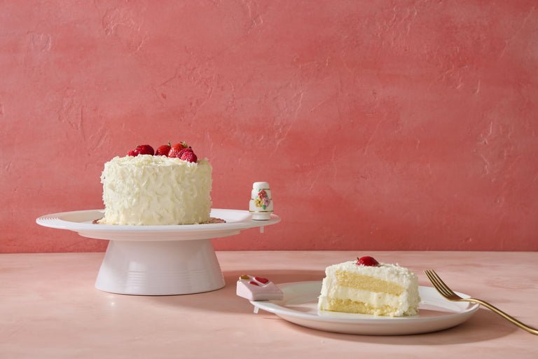 Slice of Forever Mini by Nora Fleming — hand-painted ceramic slice of wedding cake (alternate view 3)