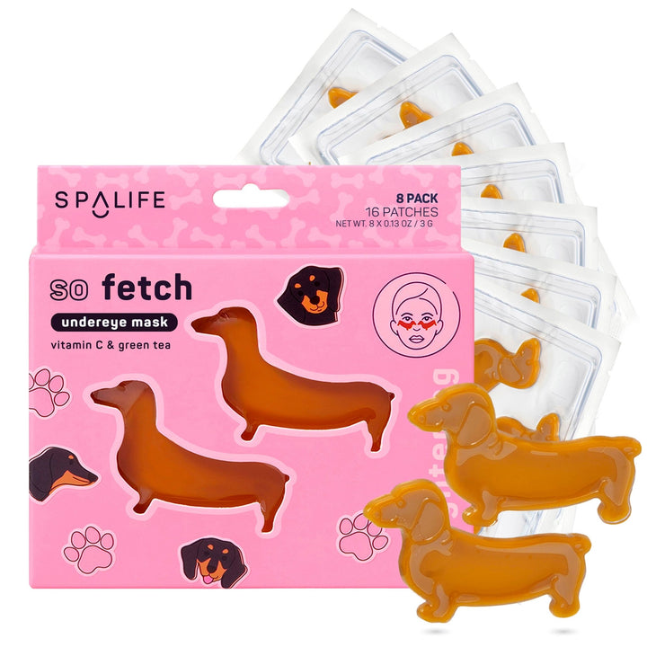 So Fetch Viral Dachshund Dog Eye Patches l Beauty Gift 8 ct  - Something Splendid Co.