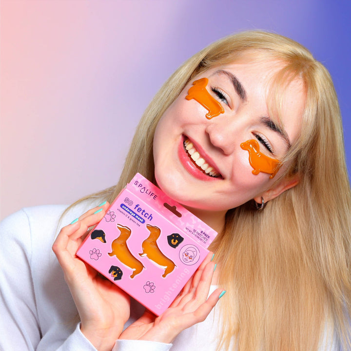 So Fetch Viral Dachshund Dog Eye Patches l Beauty Gift 8 ct  - Something Splendid Co.