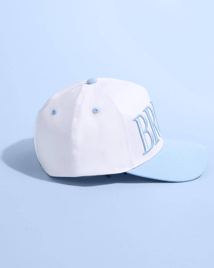Something Blue Hat - embroidered hat, Bride Gift, Bachelorette - Something Splendid Co.