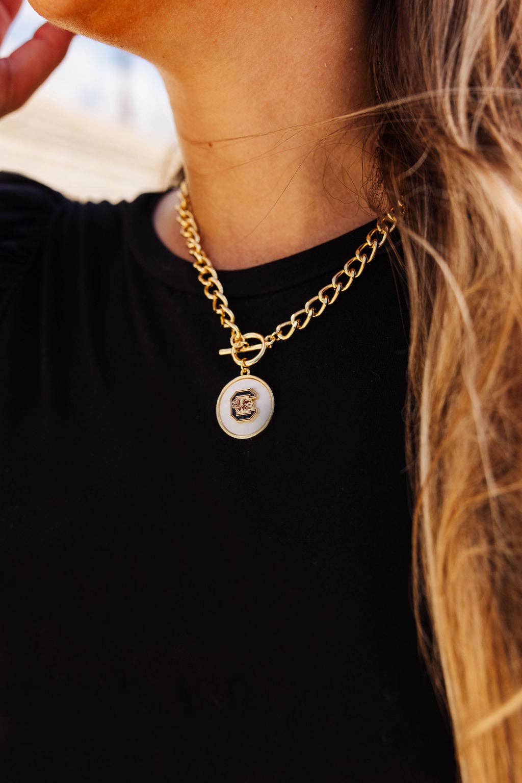 South Carolina Pearl Pendant Necklace - Something Splendid Co.