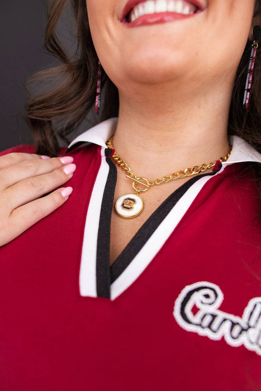 South Carolina Pearl Pendant Necklace - Something Splendid Co.