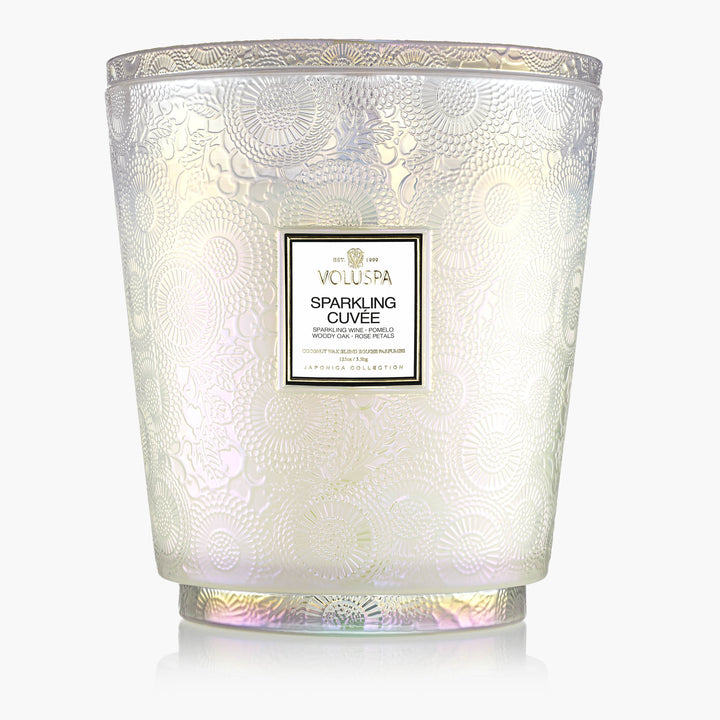 Sparkling Cuvee 5 Wick Hearth Candle - Something Splendid Co.