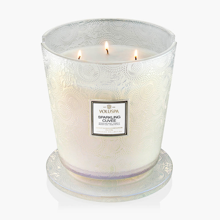 Sparkling Cuvee 5 Wick Hearth Candle - Something Splendid Co.