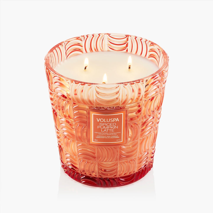 Spiced Pumpkin Latte 3 Wick Hearth Candle - Something Splendid Co.