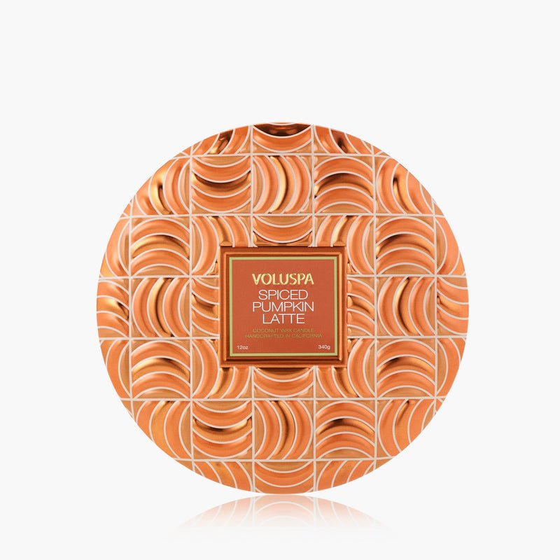 Spiced Pumpkin Latte 3 Wick Tin Candle - Something Splendid Co.