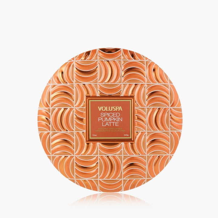 Spiced Pumpkin Latte 3 Wick Tin Candle - Something Splendid Co.