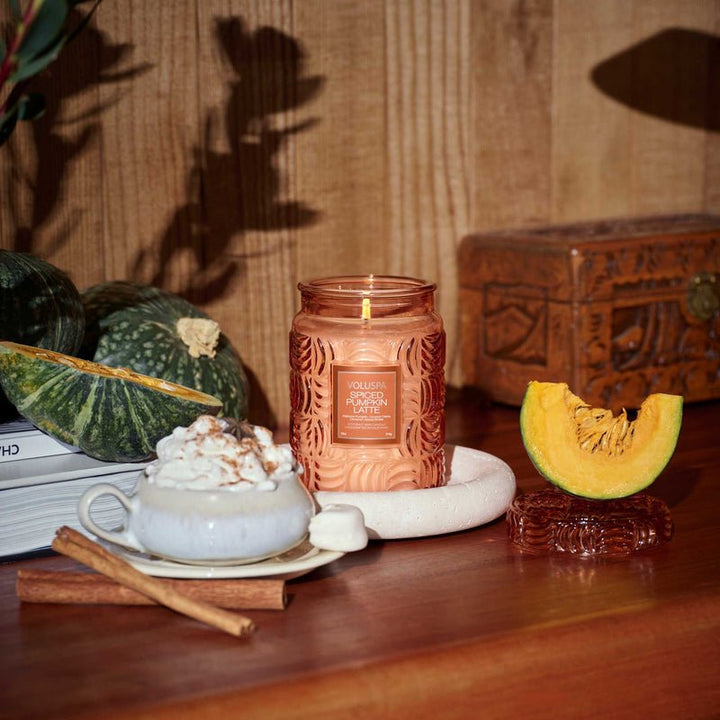 Spiced Pumpkin Latte Large Jar Candle - Something Splendid Co.