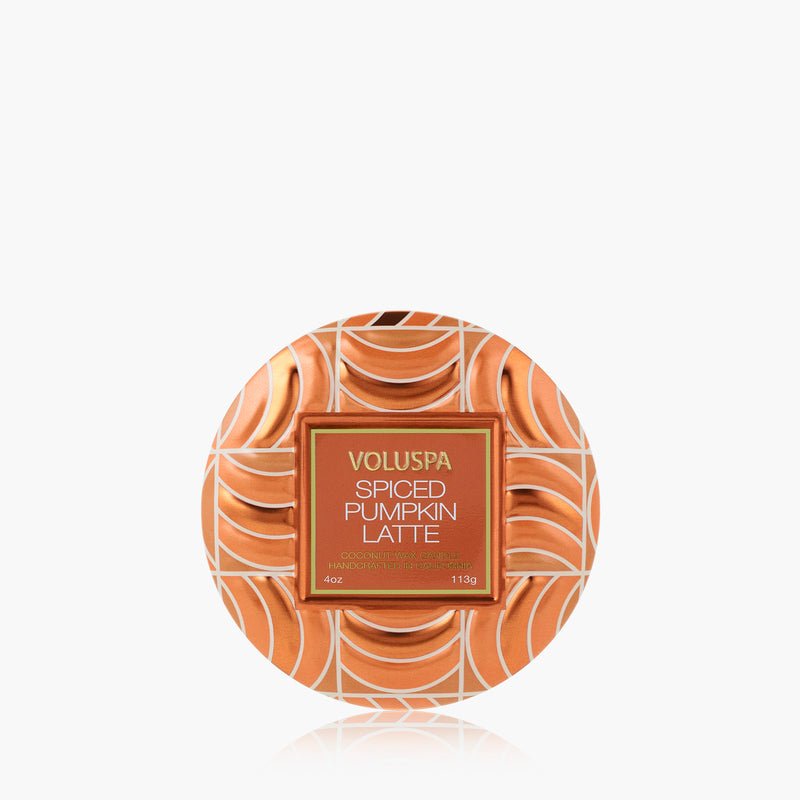 Spiced Pumpkin Latte Mini Tin Candle - Something Splendid Co.