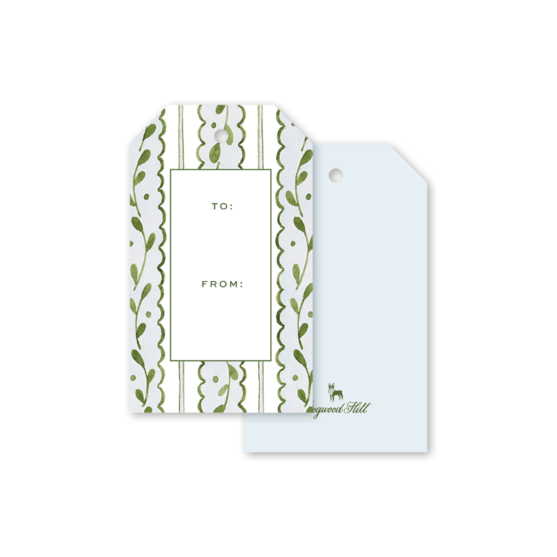 Sprig and Scallop Gift Tags - Something Splendid Co.