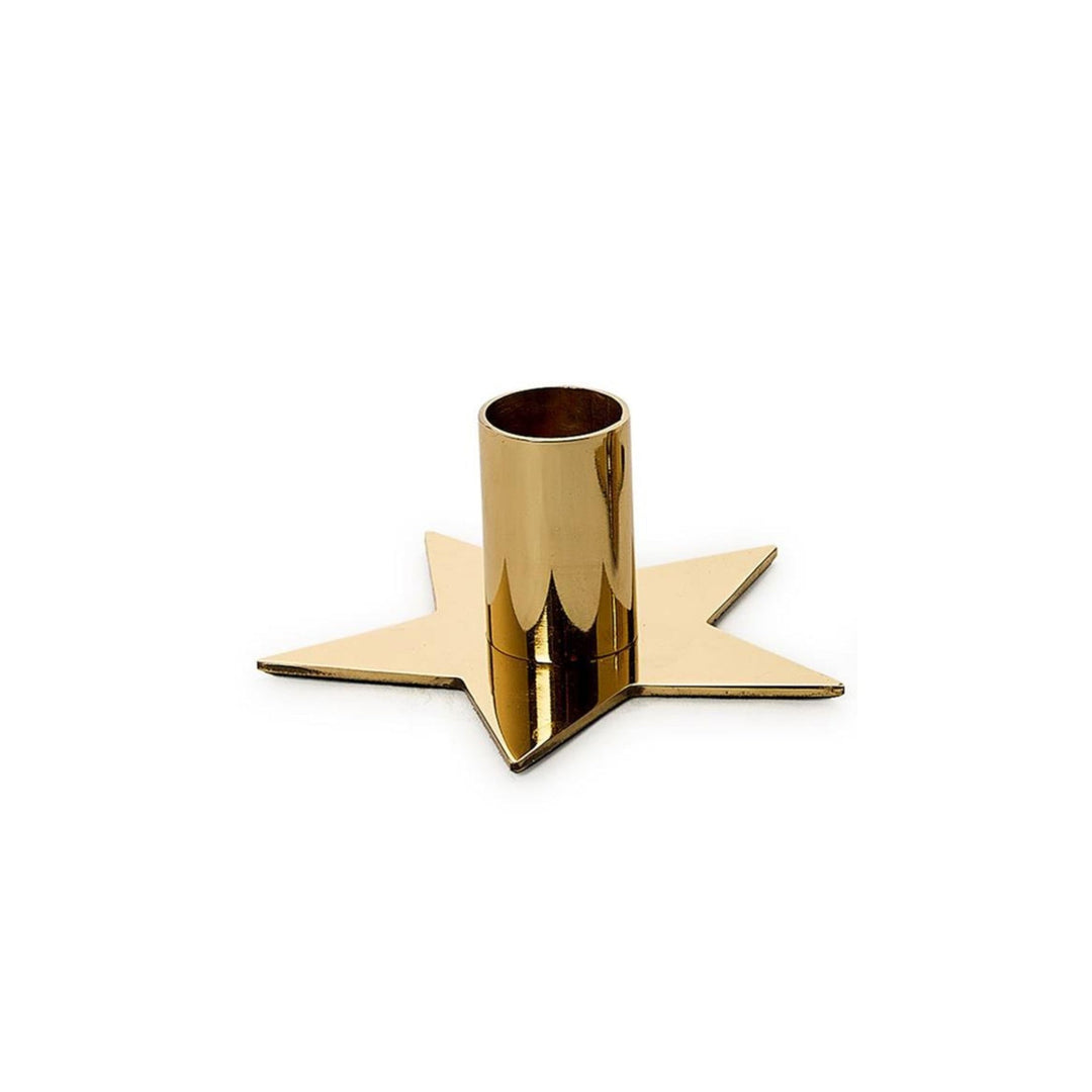 Star Metallic Gold Taper Holder - Something Splendid Co.