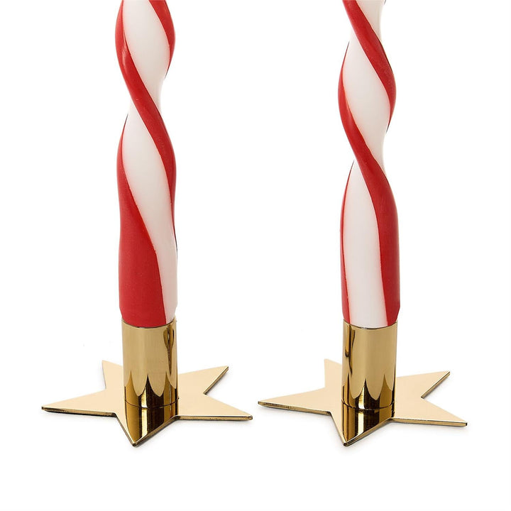 Star Metallic Gold Taper Holder - Something Splendid Co.