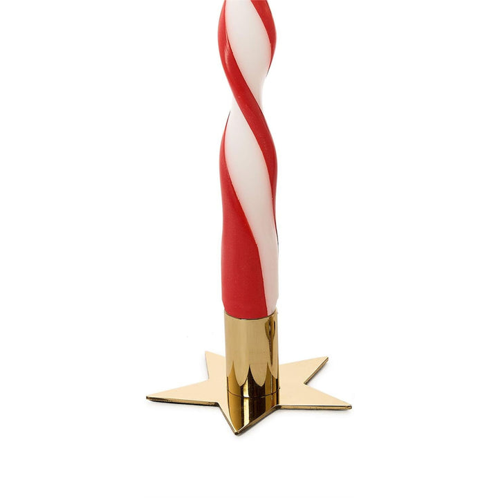 Star Metallic Gold Taper Holder - Something Splendid Co.