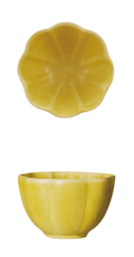 Stoneware Flower Shaped Bowl - Something Splendid Co.
