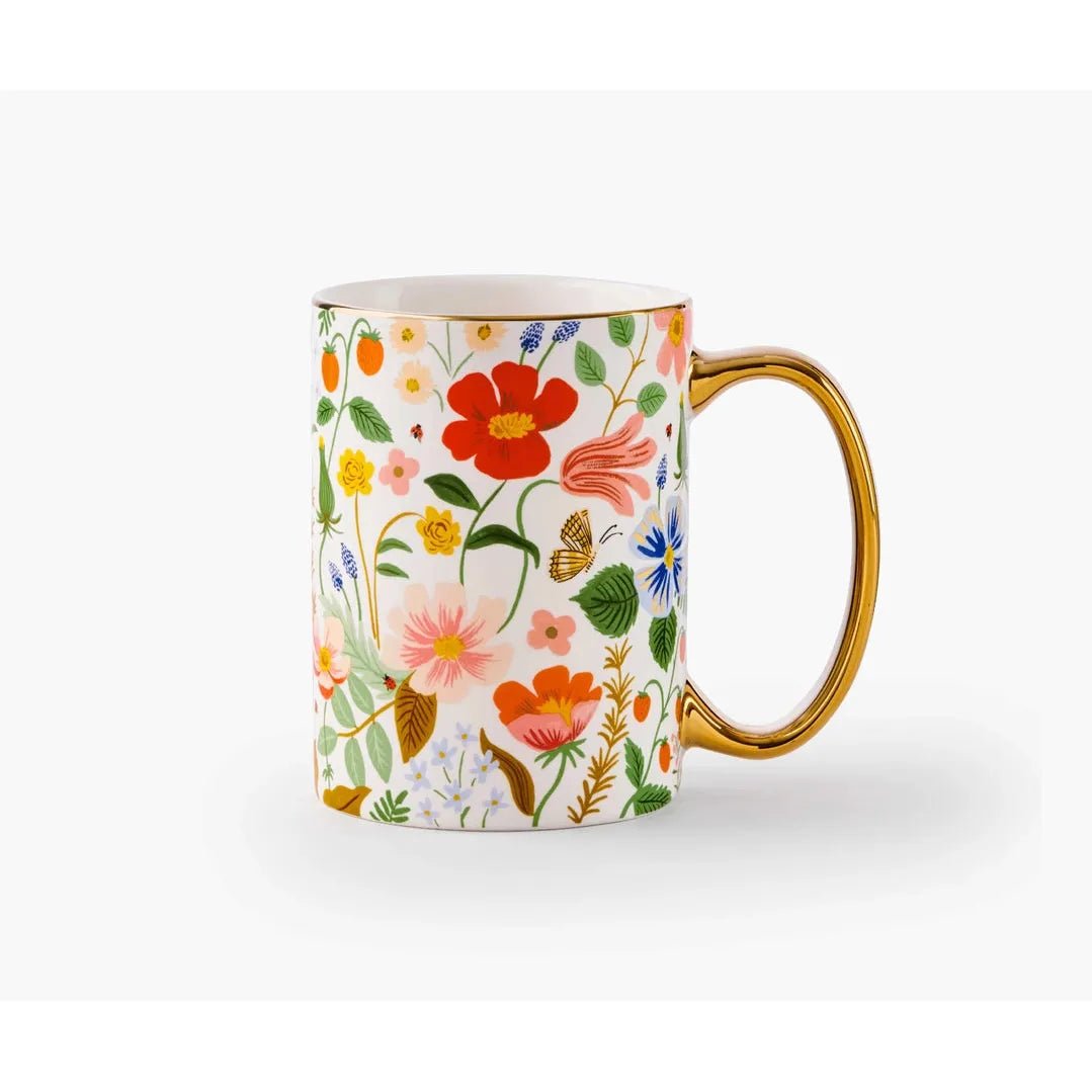 Strawberry Fields Porcelain Mug - Something Splendid Co.