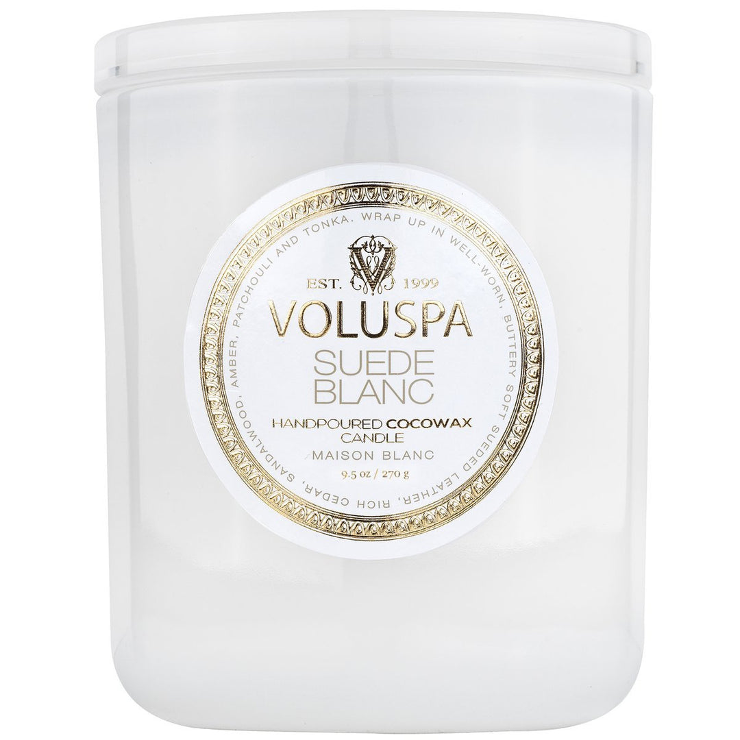 Suede Blanc Classic Candle - Something Splendid Co.