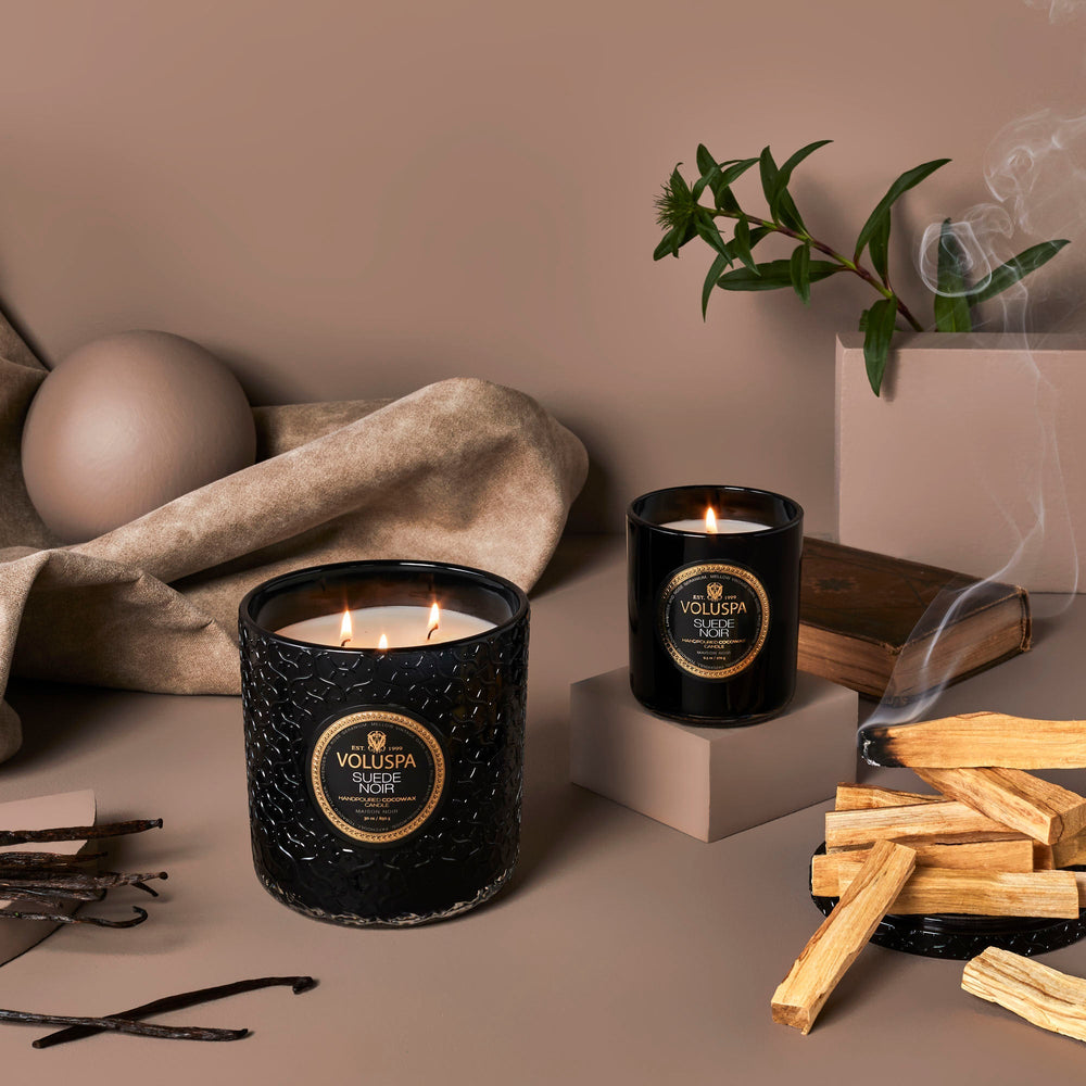 Suede Noir Classic Candle - Something Splendid Co.