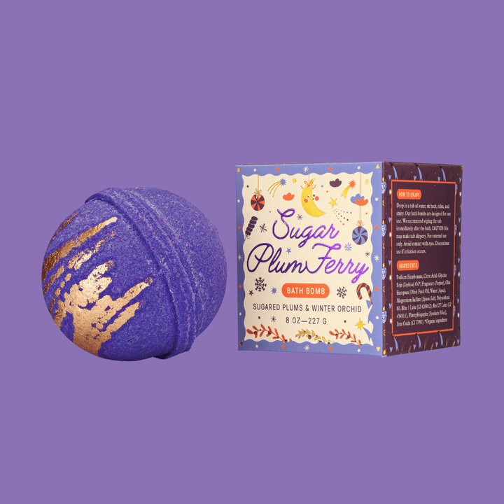 Sugar Plum Ferry™ Bath Bomb | Holiday, Christmas - Something Splendid Co.