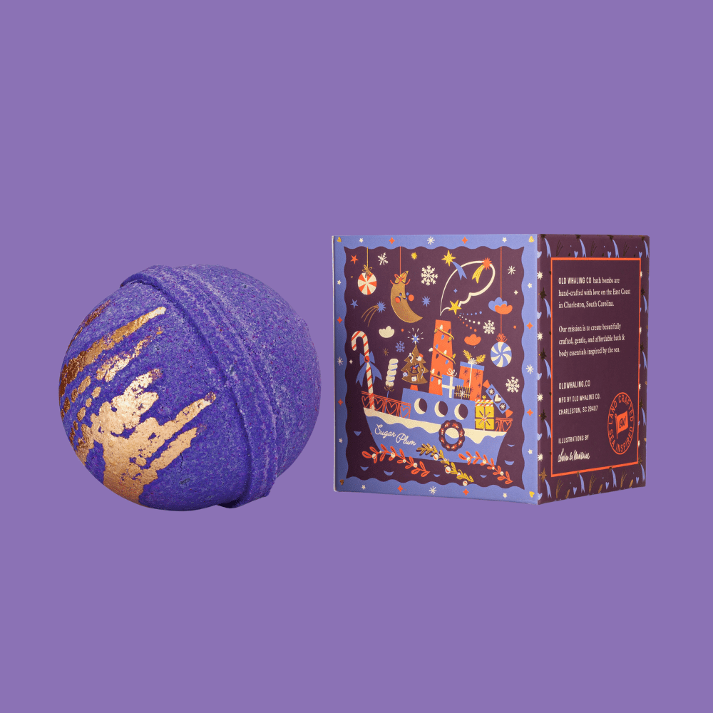 Sugar Plum Ferry™ Bath Bomb | Holiday, Christmas - Something Splendid Co.