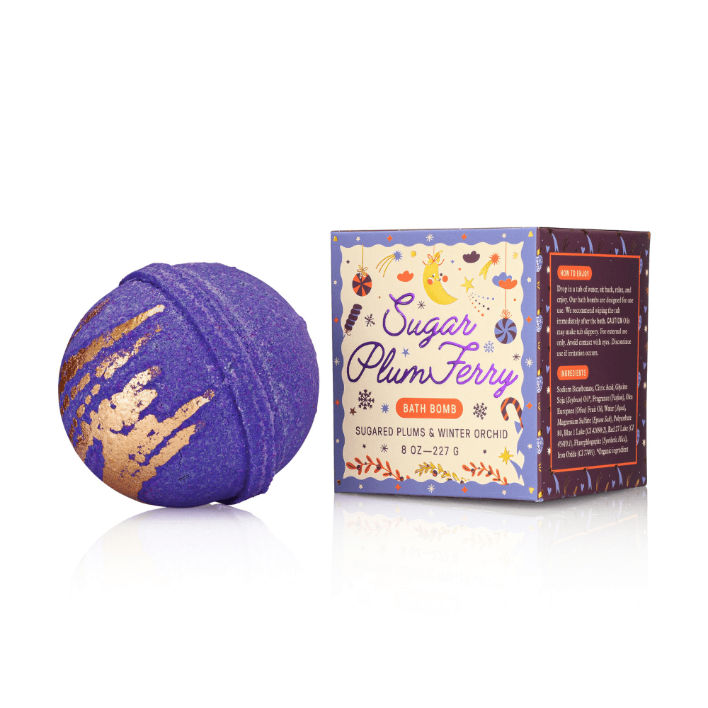 Sugar Plum Ferry™ Bath Bomb | Holiday, Christmas - Something Splendid Co.