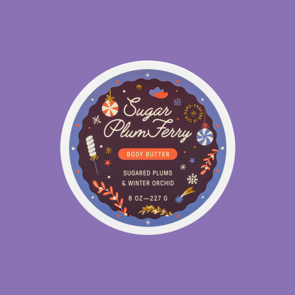 Sugar Plum Ferry™ Body Butter (8oz) | Holiday, Christmas - Something Splendid Co.