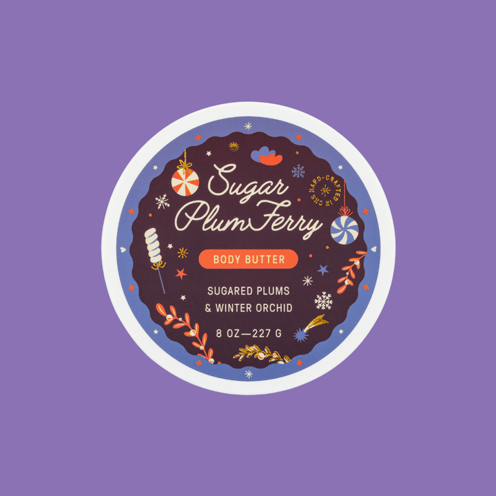 Sugar Plum Ferry™ Body Butter (8oz) | Holiday, Christmas - Something Splendid Co.