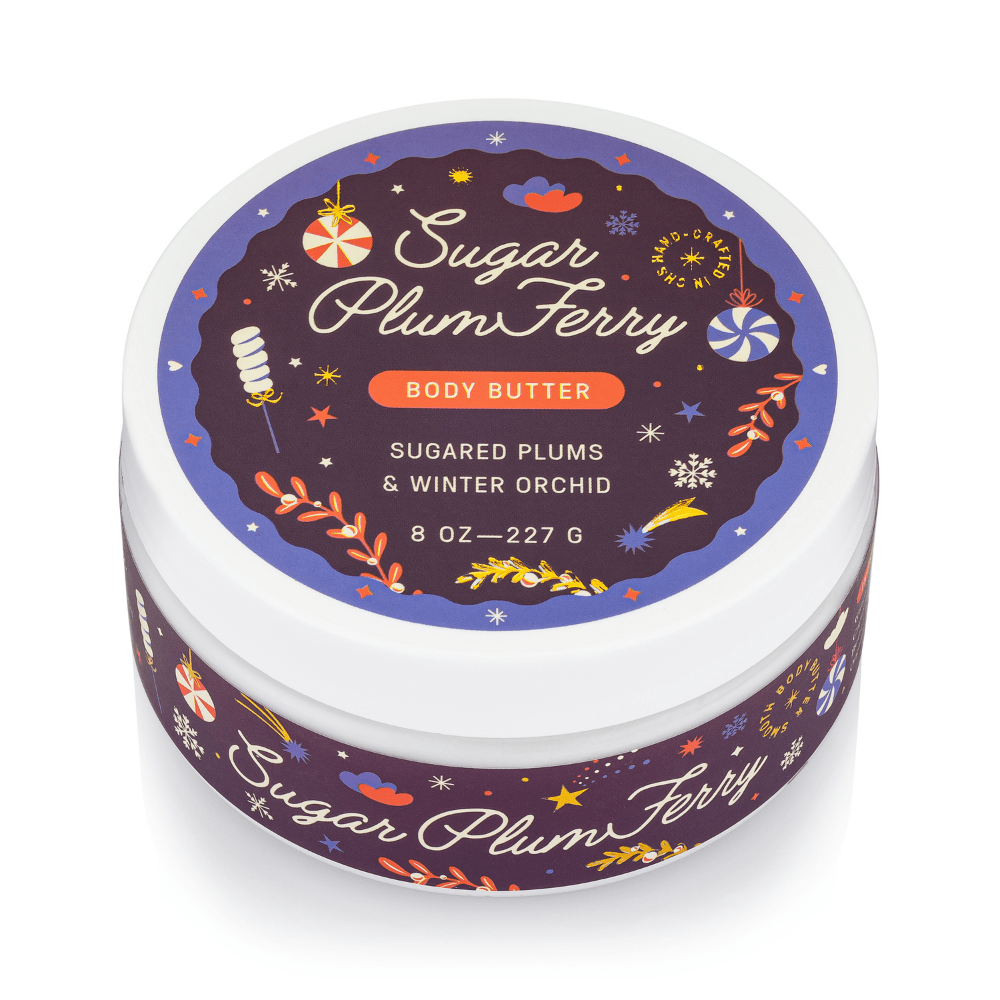 Sugar Plum Ferry™ Body Butter (8oz) | Holiday, Christmas - Something Splendid Co.