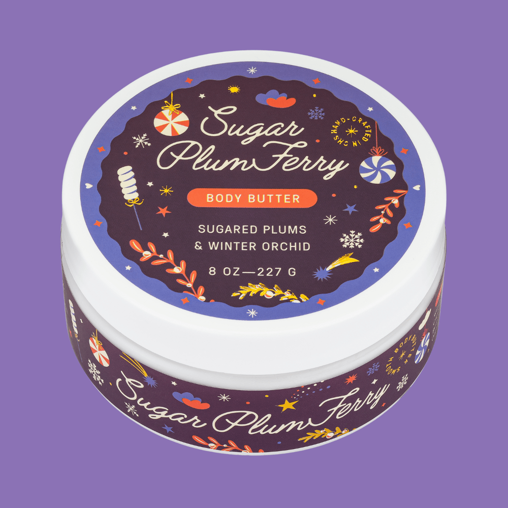 Sugar Plum Ferry™ Body Butter (8oz) | Holiday, Christmas - Something Splendid Co.
