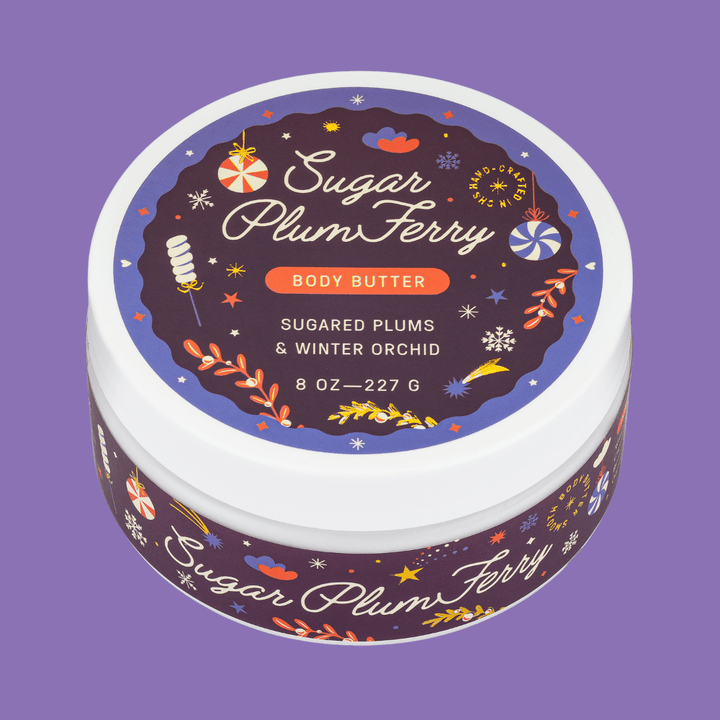 Sugar Plum Ferry™ Body Butter (8oz) | Holiday, Christmas - Something Splendid Co.