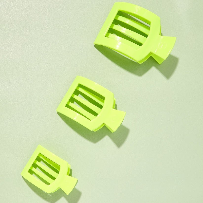 Summer Brights Medium Flat Square Hair Clip - Something Splendid Co.