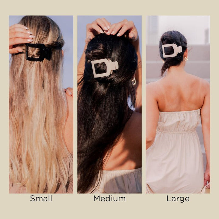 Summer Brights Medium Flat Square Hair Clip - Something Splendid Co.