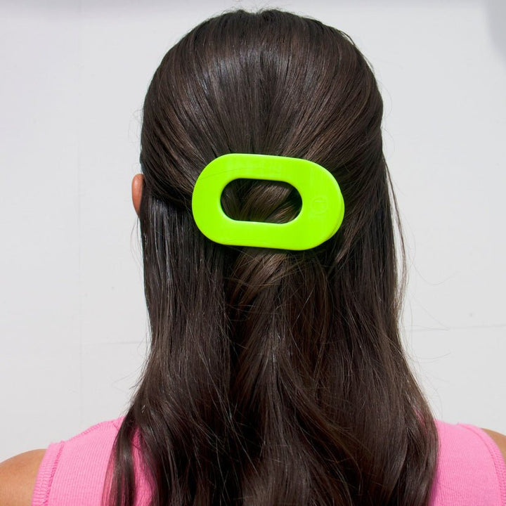 Summer Brights Small Flat Round Hair Clip - Something Splendid Co.