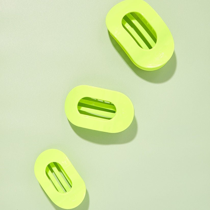 Summer Brights Small Flat Round Hair Clip - Something Splendid Co.